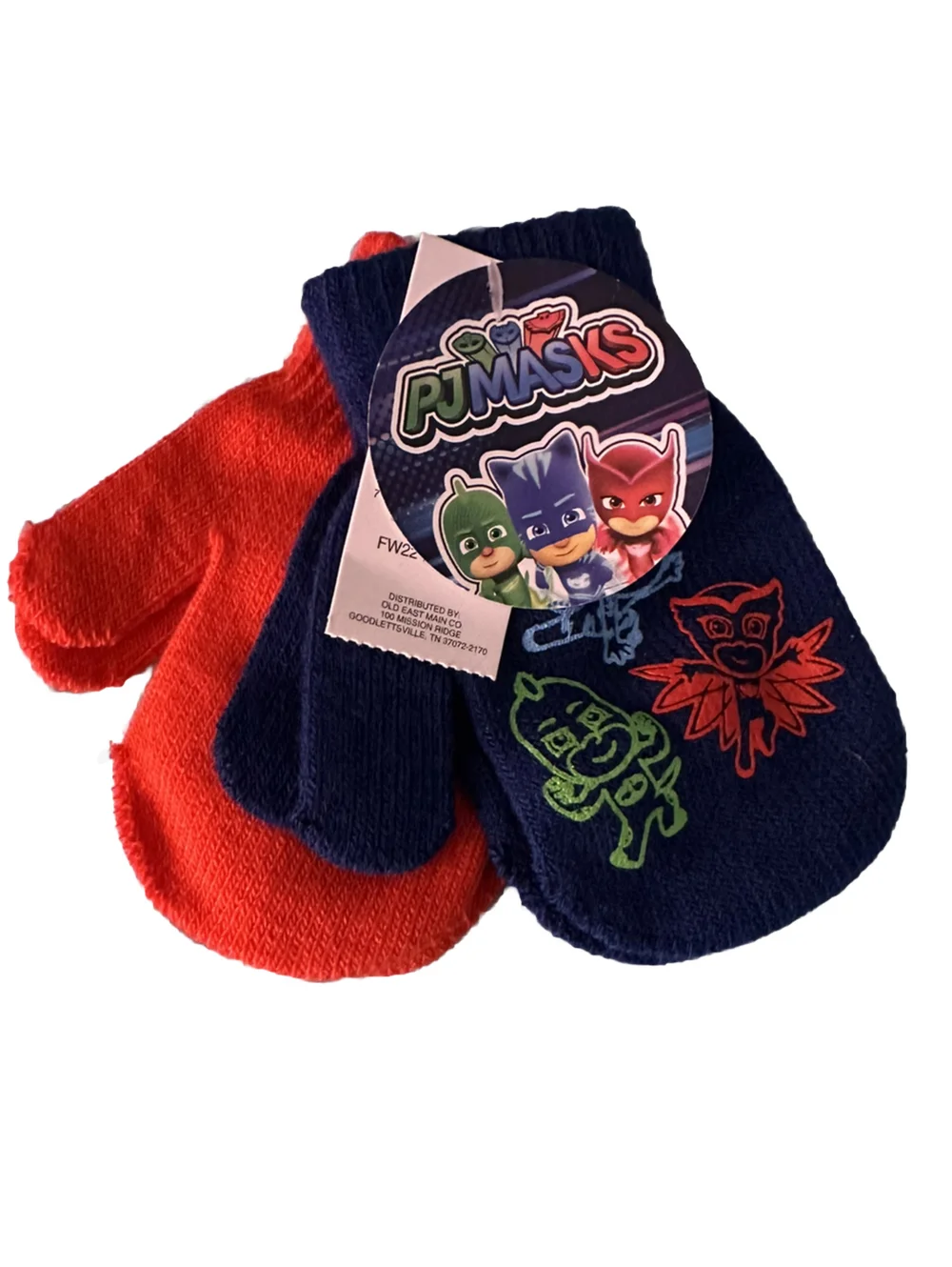PJMASKS 2 Pair Mittens Kids Winter Gloves Gear Snow Hand Warmers Soft Cozy